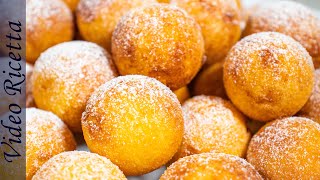 Palline Fritte di Ricotta, croccanti fuori e morbide dentro | Ricotta cheese Fried Balls