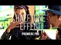 Halftone Print Shading Media Filter Template for Premiere Pro