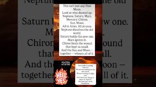 The #NewMoon is a great time to start that project #IntentionSetting #RapidMovement 🔥✨️ #Aries