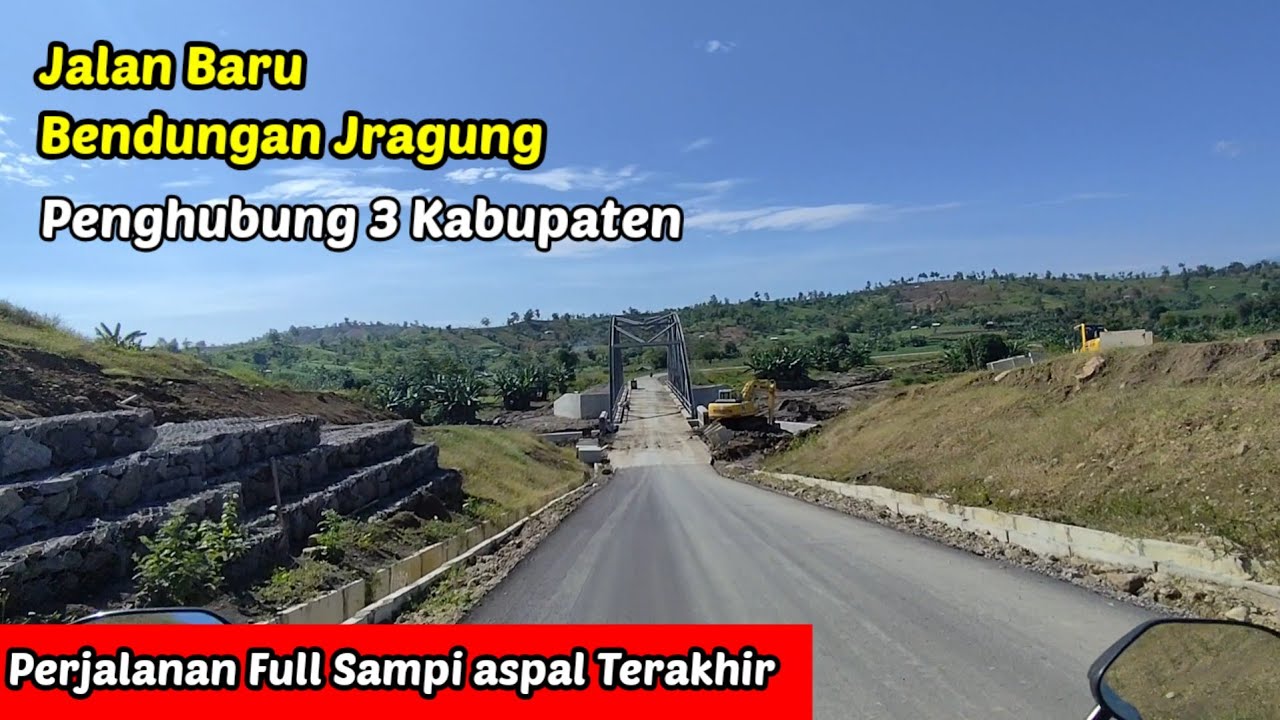 Menelusuri Jalan Baru Bendungan Jragung Pringapus sampai aspal Terakhir