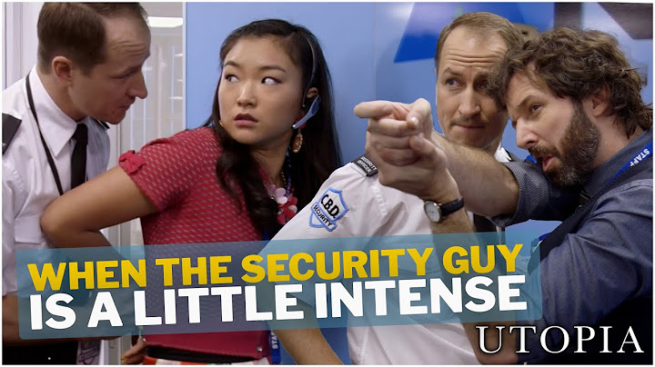 When The Security Guard Takes Their Job Too Seriously 👮‍♂️ | Utopia