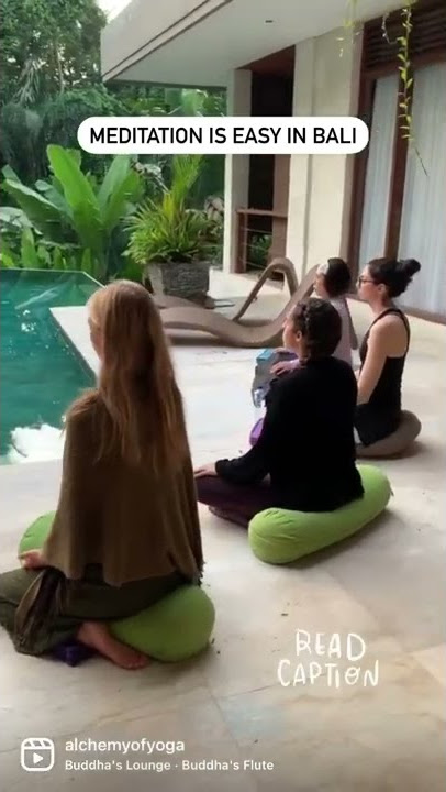 Meditation in Bali is part of the culture