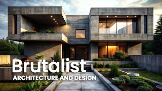 Brutalist Architecture | Brutalist Interior Design | Brutalist House & Exterior Design