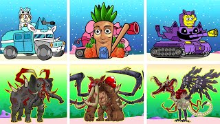 Spongebob’s TANK Army vs All Zoochosis Monsters⚔️ The Ultimate Showdown Compilation!