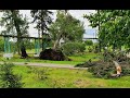Ураган на севере Кузбасса! Сорванные крыши, разрушенные дома, поваленные деревья.