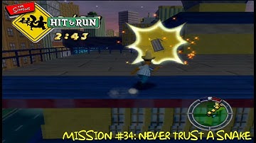 The Simpsons: Hit & Run (PS2) Mission #34: Never Trust A Snake