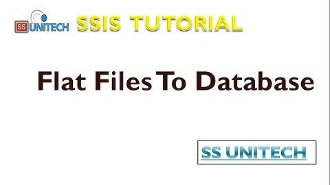 Flat File to sql server in ssis  | Load Delimited Files to database in ssis | SSIS Tutorial Part 03