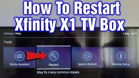 How To Restart Xfinity X1 TV Box