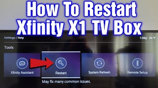 How To Restart Xfinity X1 TV Box