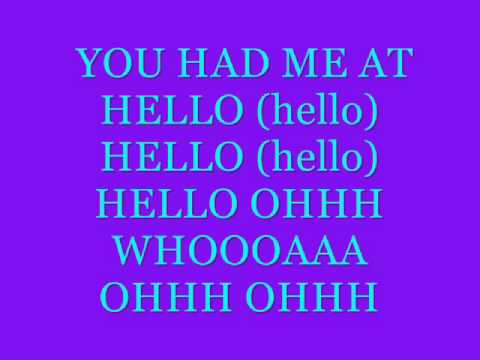 HELLO LYRICS :BEYONCE..I AM SASHA FIERCE - YouTube