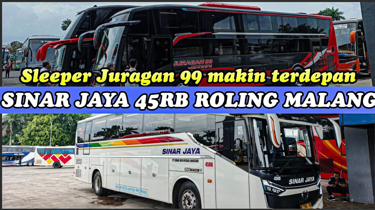 SORENYA TERMINAL MALANG‼️SINAR JAYA 45RB BODY TERBARU NEO ULTIMATE MALANG - BOGOR