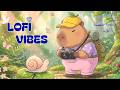 Capypara's Summer Adventure🐌Quiet Forest Sounds & Gentle Lofi for Relaxation/Focus/Mind Refreshment