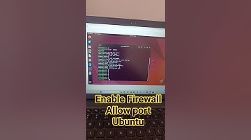 Enable Firewall, Allow ports in Ubuntu 😊 #youtubeshorts #linux #shorts #tricks