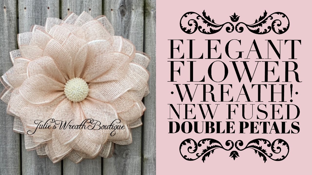 Paper Mesh Flower Wreath Tutorial | Best Flower Site