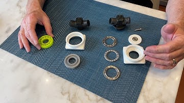 Mars rover inspired robotics project update: 2/15/2021 bearing & design upgrades