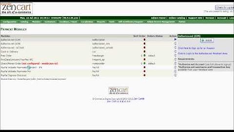 How to add pay pal to your Zencart website from drop shipping supplier