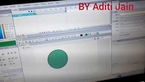 Shape Tween Animation in Adobe Flash Cs6