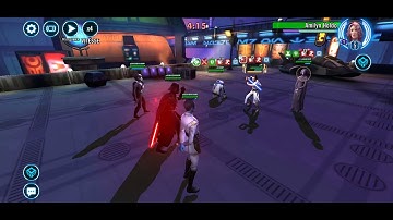 Darth Vader DTC lvl6 vs Rey - GAC 3v3 SWGOH