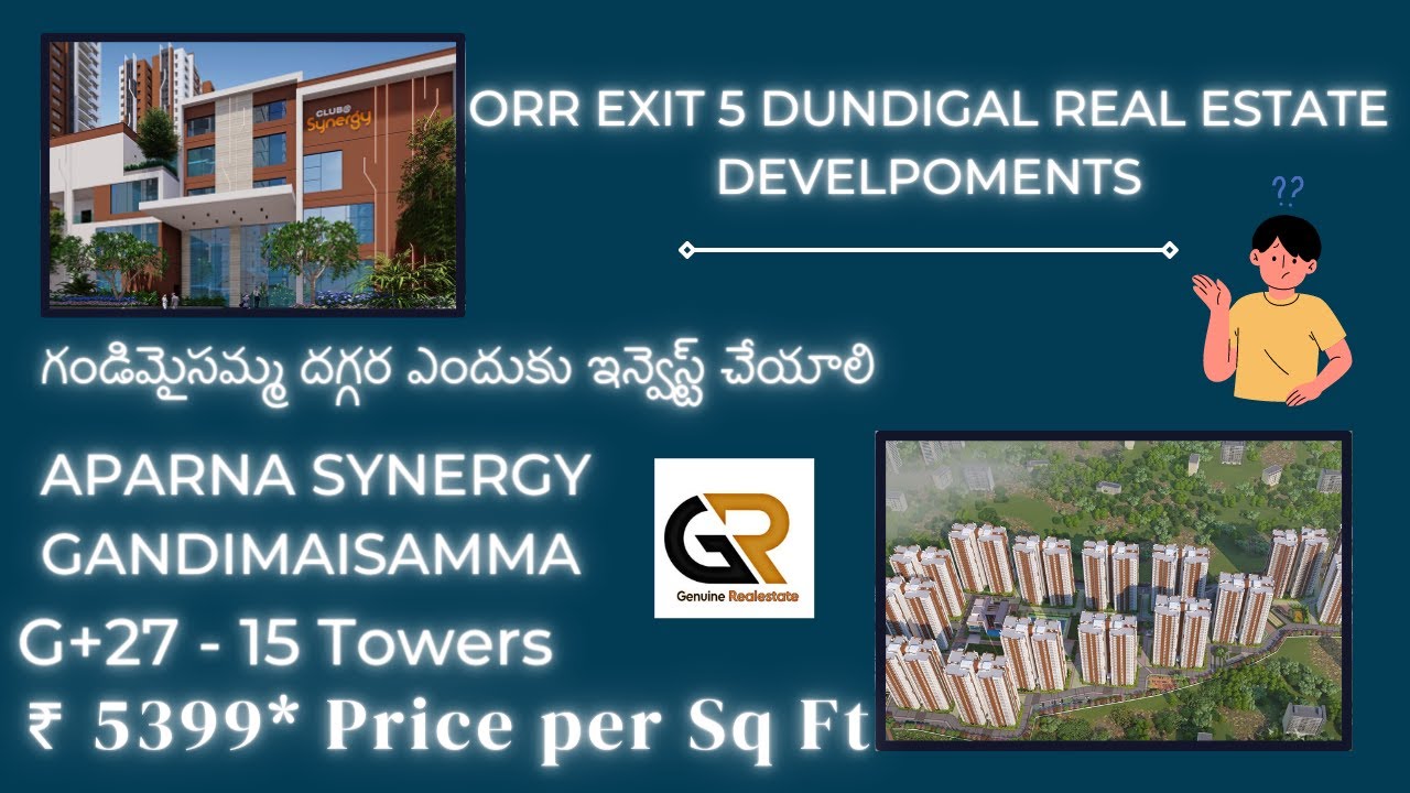 Aparna Synergy G+27 Floors Gandi Maisamma Hyderabad ORR
