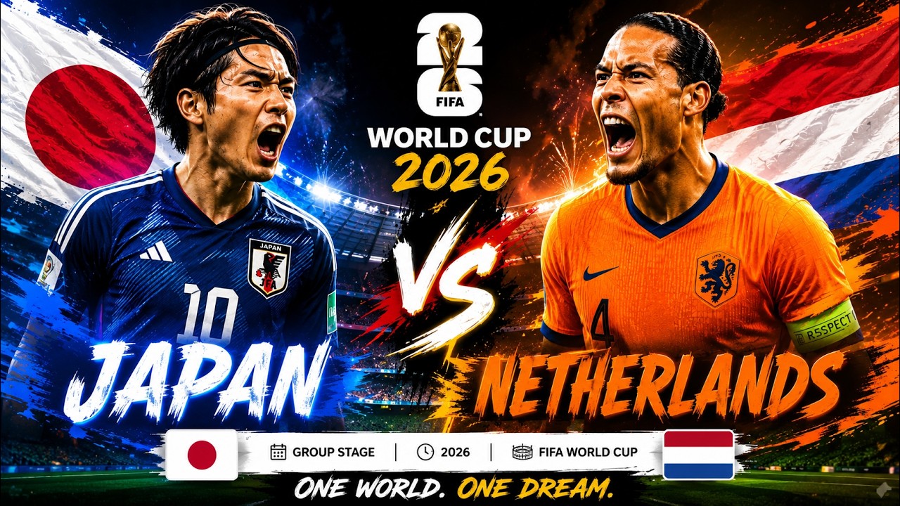 🔴 FIFA World Cup 2026 LIVE: JAPAN vs NETHERLANDS Football Game LIVE From Dallas, Texas