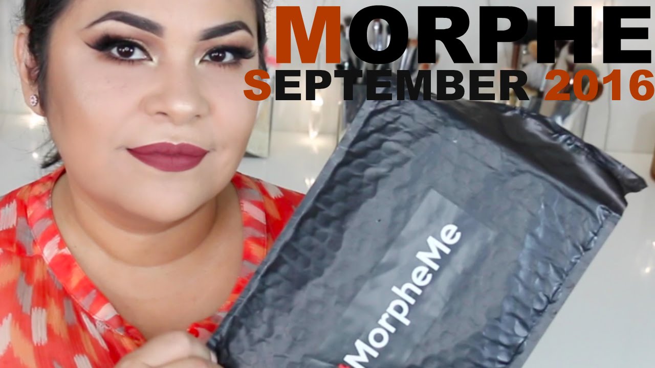 SEPTEMBER 2016 | MORPHE BRUSH CLUB UNBOXING 