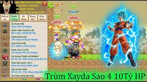 Ngọc Rồng Sao - Cầm Top 1 Xayda 10 Tỷ Hp Đi Ngọc Rồng Đen Đại Chiến Với Bọn Tool !!!