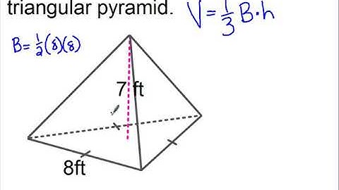 Equilateral triangular pyramid volume