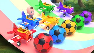 5 Airplane Finger Family | Johny Johny Yes Papa + More Nursery Rhymes & Kids Songs | Kindergarten