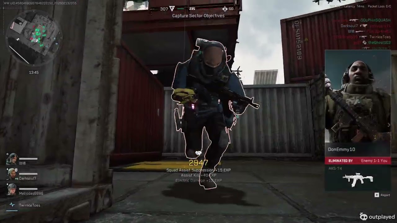 Very close match at Knifes Edge, 14 guided missile kills