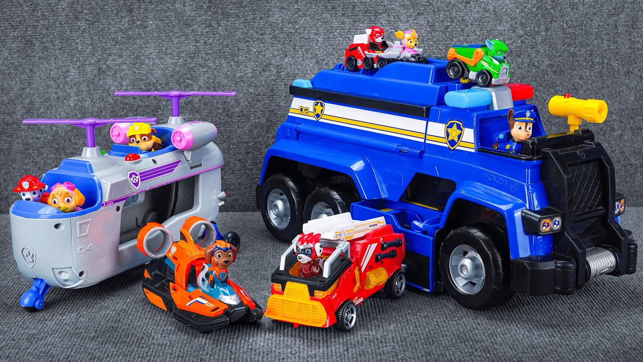 Paw Patrol MEGA Fleet Unboxing! 🐾🚓 Which Truck Is The Coolest? | Paw ...