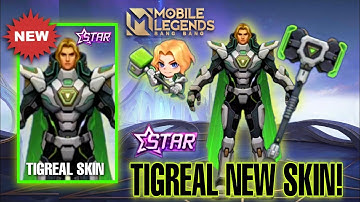 NEW TIGREAL "GALACTIC MARSHAL" STARLIGHT SKIN | TIGREAL STARLIGHT SKIN | MLBB NEW SKIN
