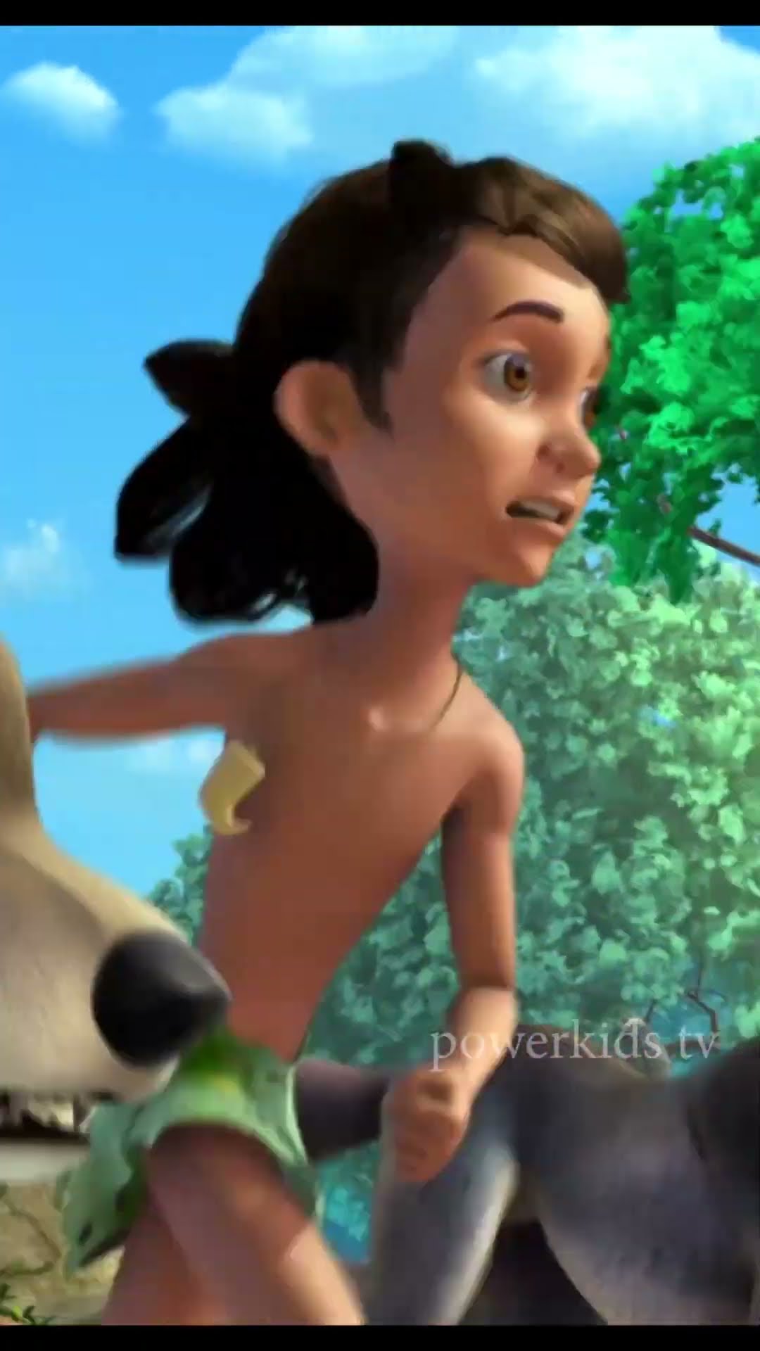 BHAGO MOWGLI !! #mowgli #thejunglebook #मोगली #ytshorts #powerkids #shorts #kids #childrenssingalong