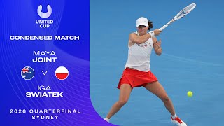 Maya Joint v Iga Swiatek Condensed Match | United Cup 2026 Quarterfinal