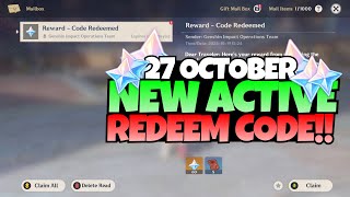 60 Primogems Genshin Impact New Redeem Code Active Working October 27