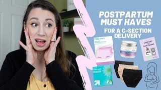 POSTPARTUM MUST HAVES | C SECTION RECOVERY MUST HAVES