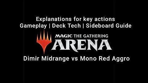 Top 97% Dimir Midrange vs Top 768 Mono Red Aggro | Standard | Mythic Rank | MTG Arena