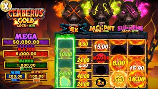 Spectacular EPIC Big WIN in Cerberus Gold 🔥 NEW Online Slot! - Pear Fiction Studios