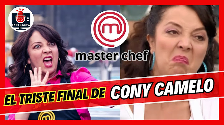El final de Cony Camelo en Master Chef celebrity 2024  (SALE POR LA PUERTA DE ATRAS) RCN