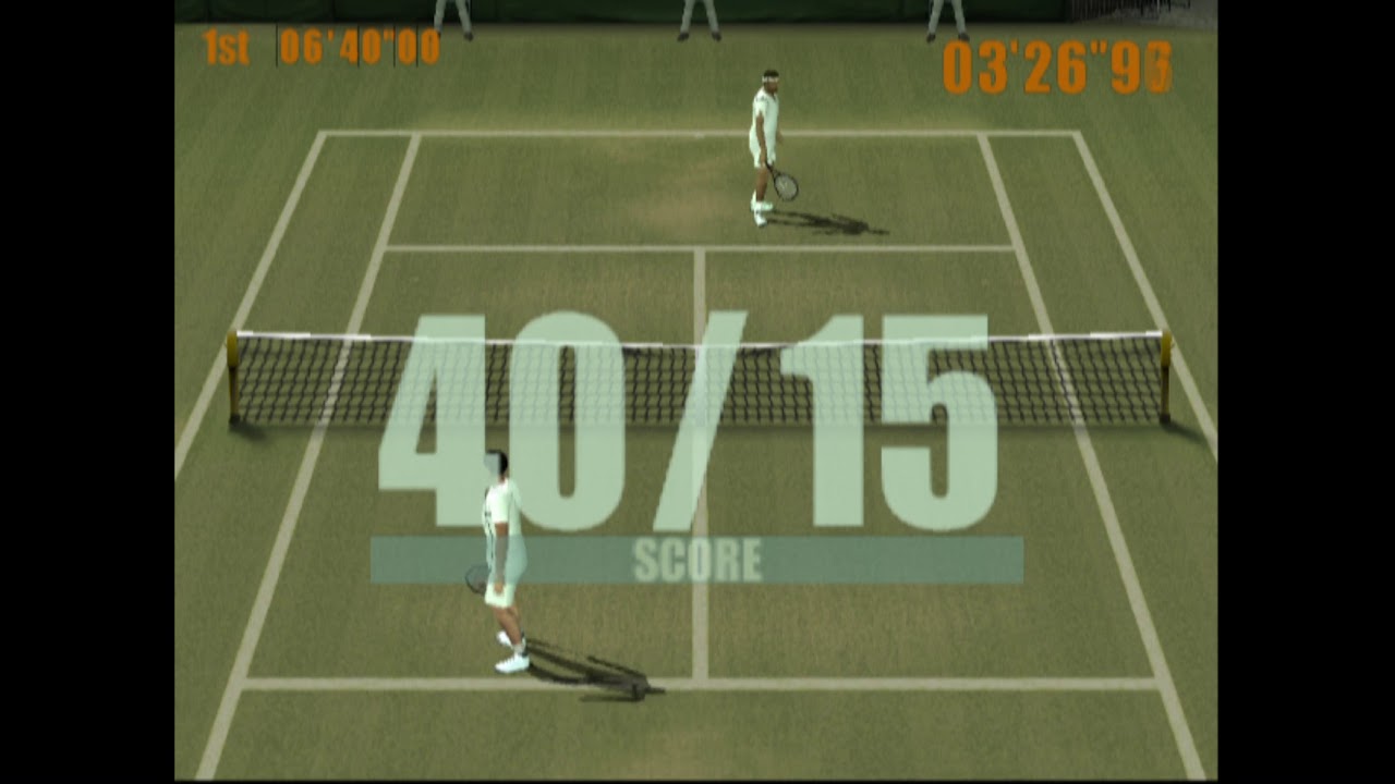 PS2(PCSX2) Smash Court Tennis Pro Tournament9 Time Attack(easy