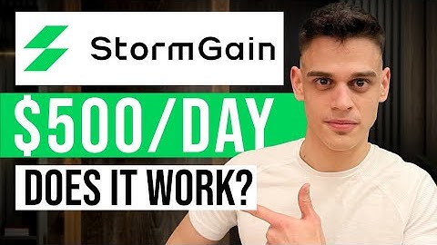 Earn FREE Crypto On StormGain Using The Cloud Mining Feature