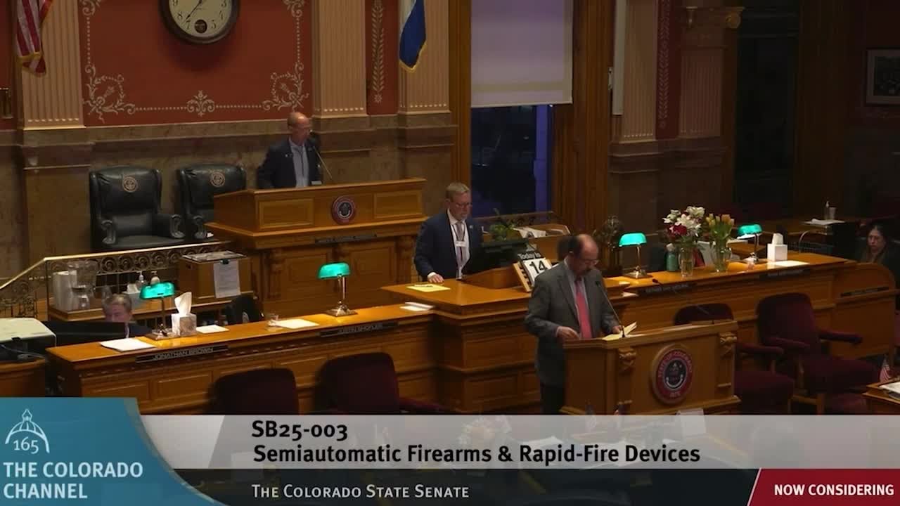 CO Senate gives initial approval to bill banning sale of semiauto guns ...