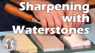 How to Sharpen Woodworking Planes and Chisels with Waterstones [Woodworkers Institute]