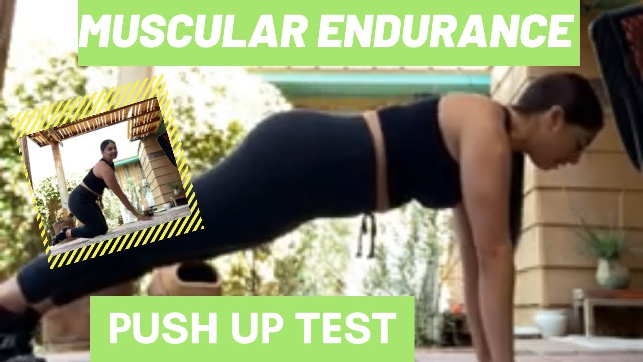 Muscular Endurance: Push-up test (male and female)
