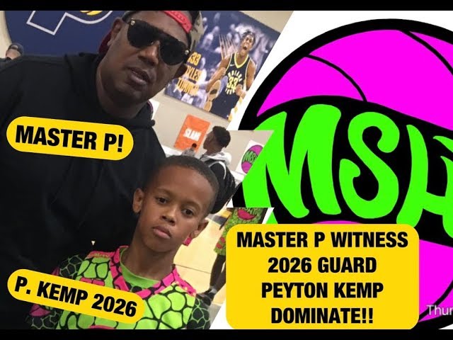 MSHTV: MASTER P! COMES TO SEE YOUNG PHENOM PEYTON KEMP(2026)!! INDIANA SHOWCASE!!!