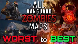 RANKING ALL VANGUARD ZOMBIES MAPS FROM WORST TO BEST!