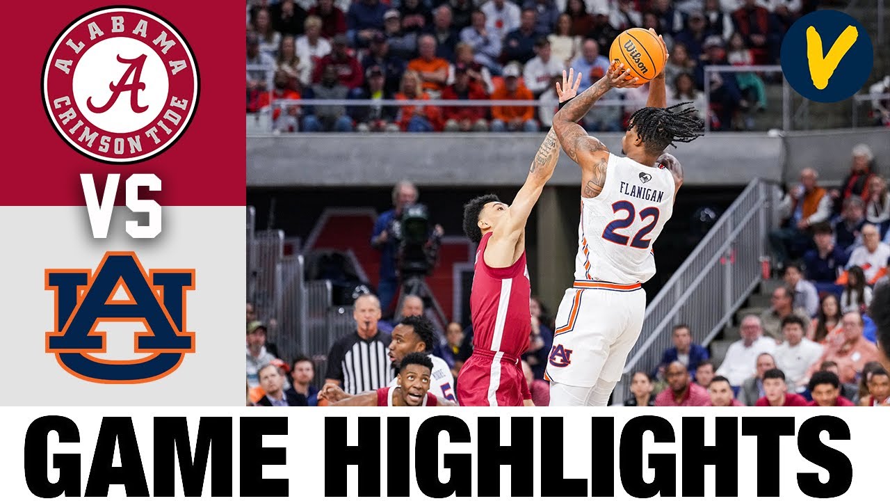 3 Alabama vs Auburn 2023 College Basketball Highlights