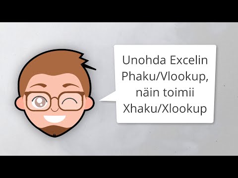 Unohda Vlookup, näin