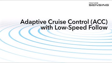 Accord with Honda Sensing® – Adaptive Cruise Control with Low-Speed Follow