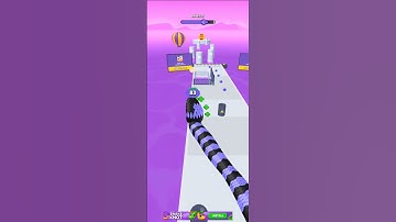 "Snake Run Race 3D 🐍 Epic Gameplay Walkthrough #shorts #walkthrough #gaming #gameplay #shortgameplay