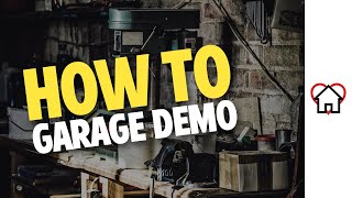 How To Demo A Garage! Palm Harbor Demolition.